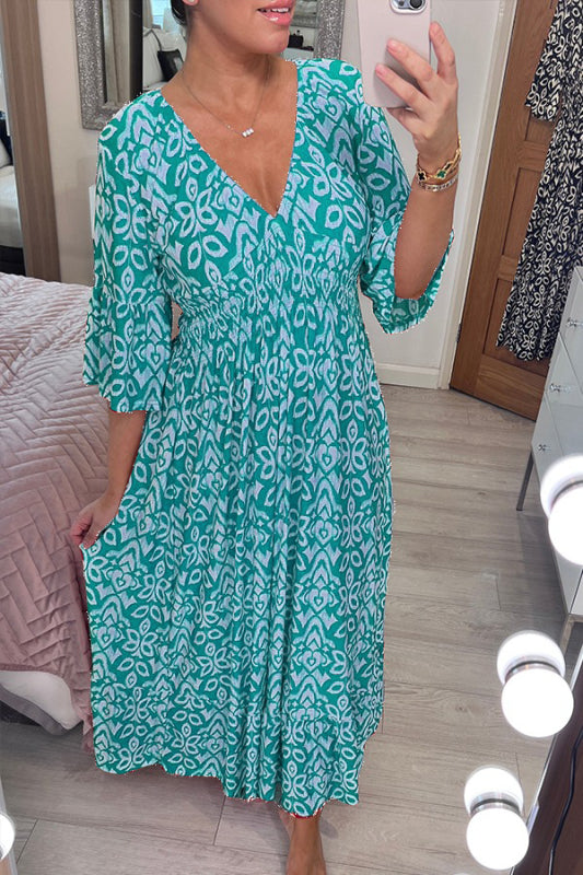 Selene Bohemian Midi Dress 4
