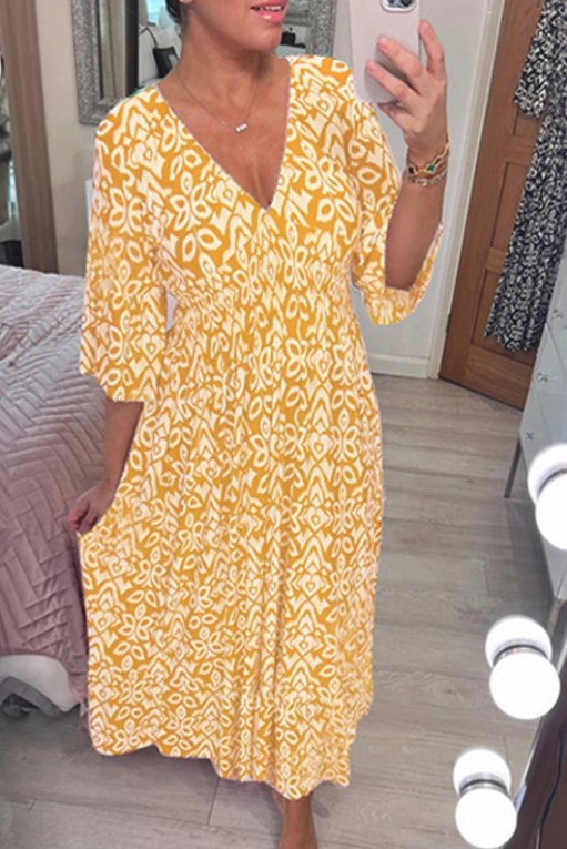 Selene Bohemian Midi Dress 6