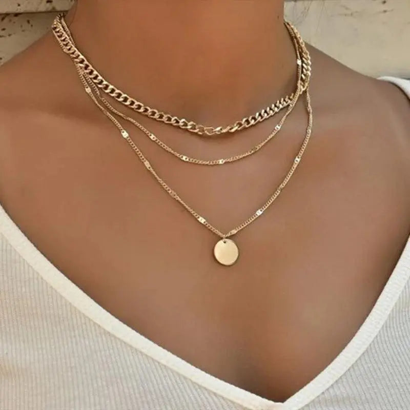 Selene Gold Chain Necklace 1