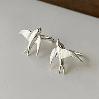 Selene Swallow Bird Clip-On Earrings 2