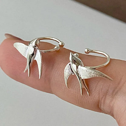 Selene Swallow Bird Clip-On Earrings 4