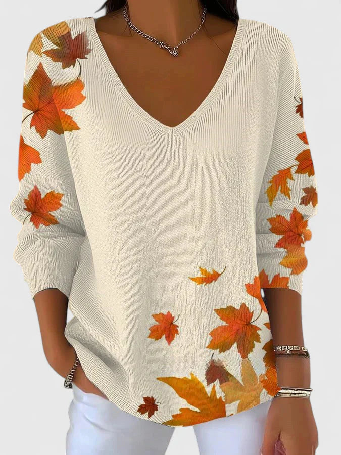 Selene V-Neck Sweater 0