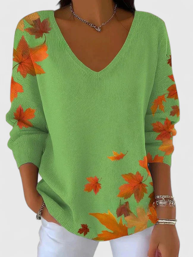 Selene V-Neck Sweater 1