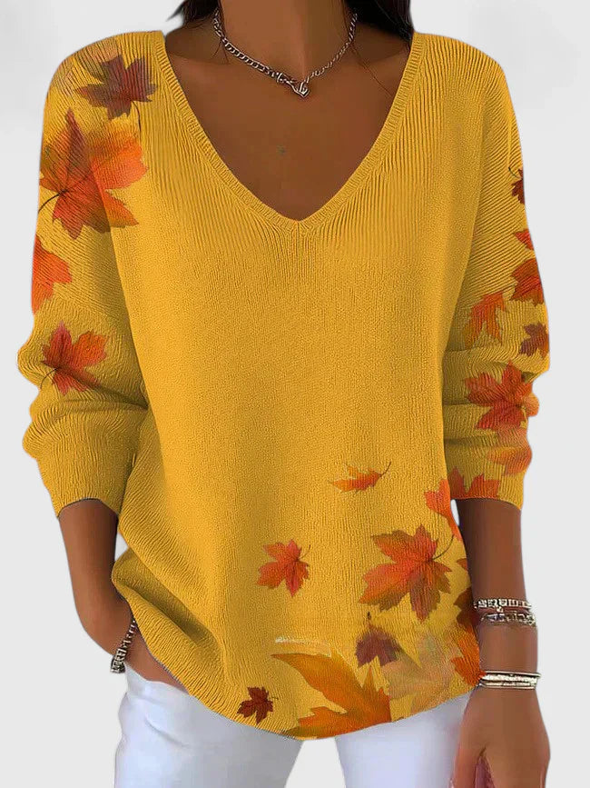 Selene V-Neck Sweater 2