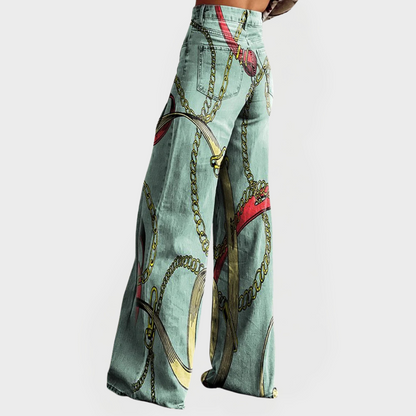Seraphina High-Waisted Wide Leg Trousers 1