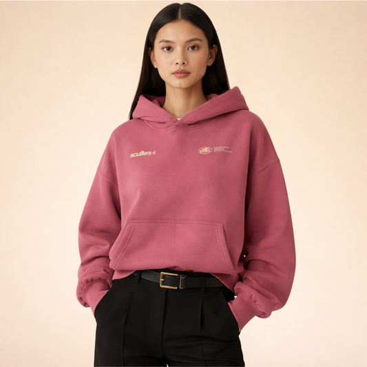 Women's pullover hoodie with hood and kangaroo pocket