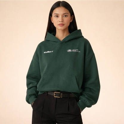 Women's pullover hoodie with hood and kangaroo pocket