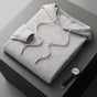 Unisex knit hoodie with drawstring hood and ribbed cuffs