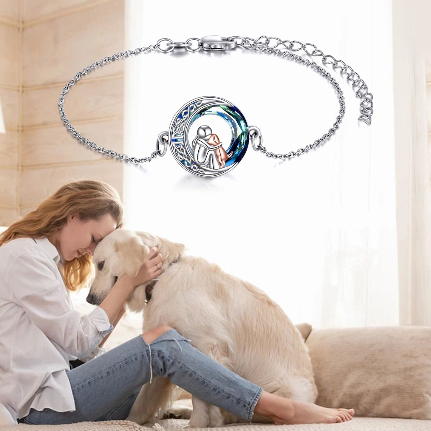 Sienna Adjustable Dog Charm Bracelet 4