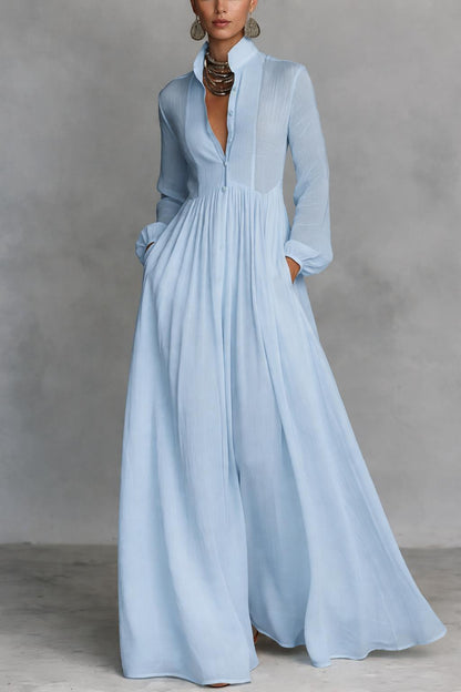 Sienna Button-Front Maxi Dress 5