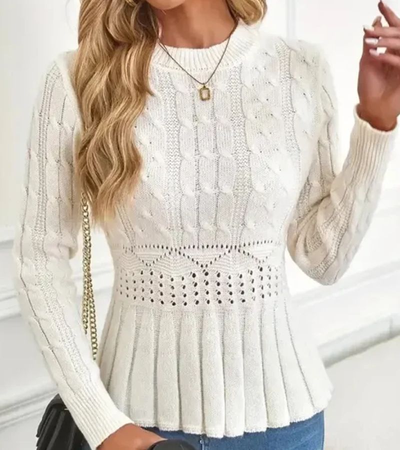 Sienna Flared Peplum Sweater 1