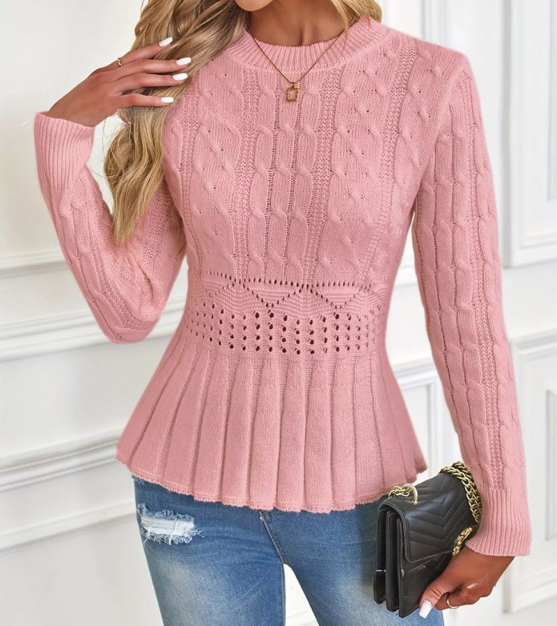 Sienna Flared Peplum Sweater 4