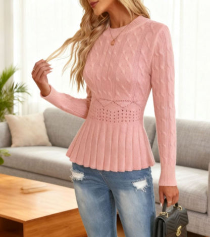 Sienna Flared Peplum Sweater 8