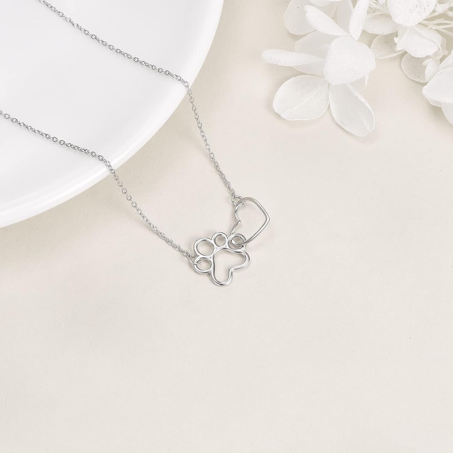 Sienna Paw Print Necklace 0