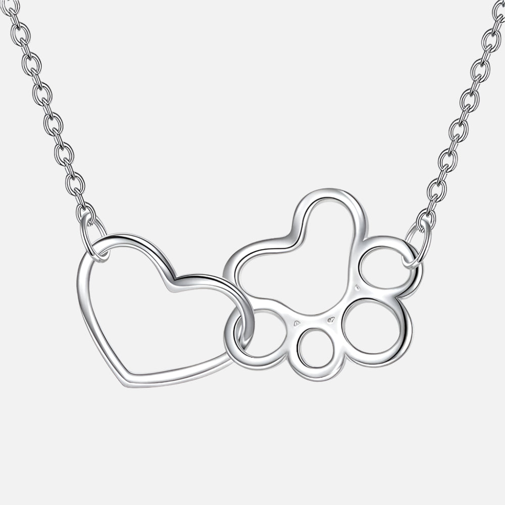 Sienna Paw Print Necklace 1