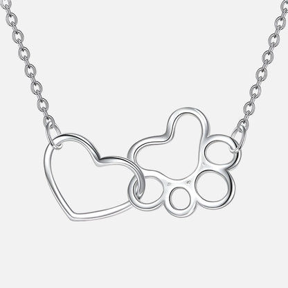Sienna Paw Print Necklace 1