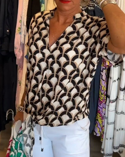 Sienna Printed Casual Top 3
