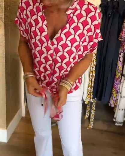 Sienna Printed Casual Top 7