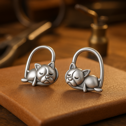 Sienna Puppy Stud Earrings 0