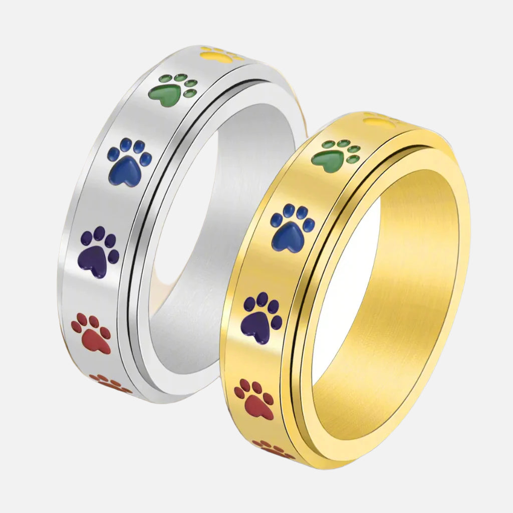 Sienna Spinning Paw Ring 2