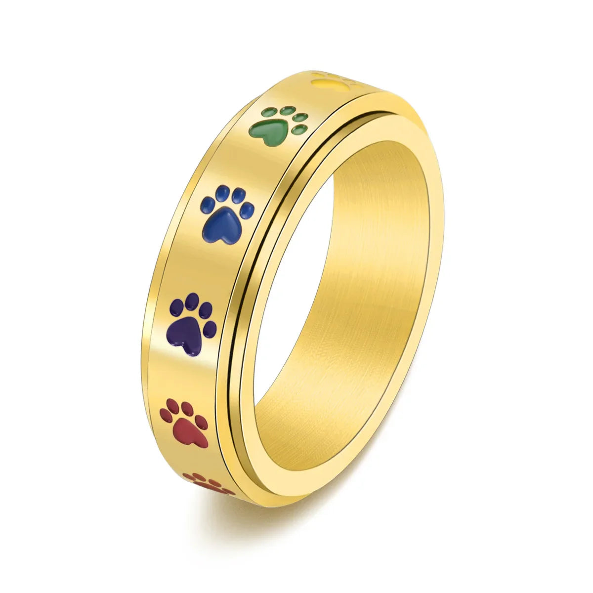 Sienna Spinning Paw Ring 3