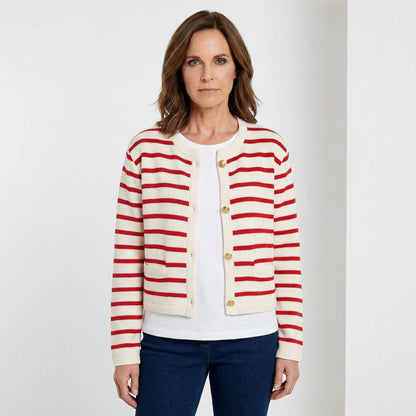 Sienna Striped Cardigan Sweater 1
