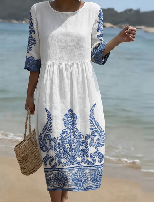 Talia Floral Print Dress 0