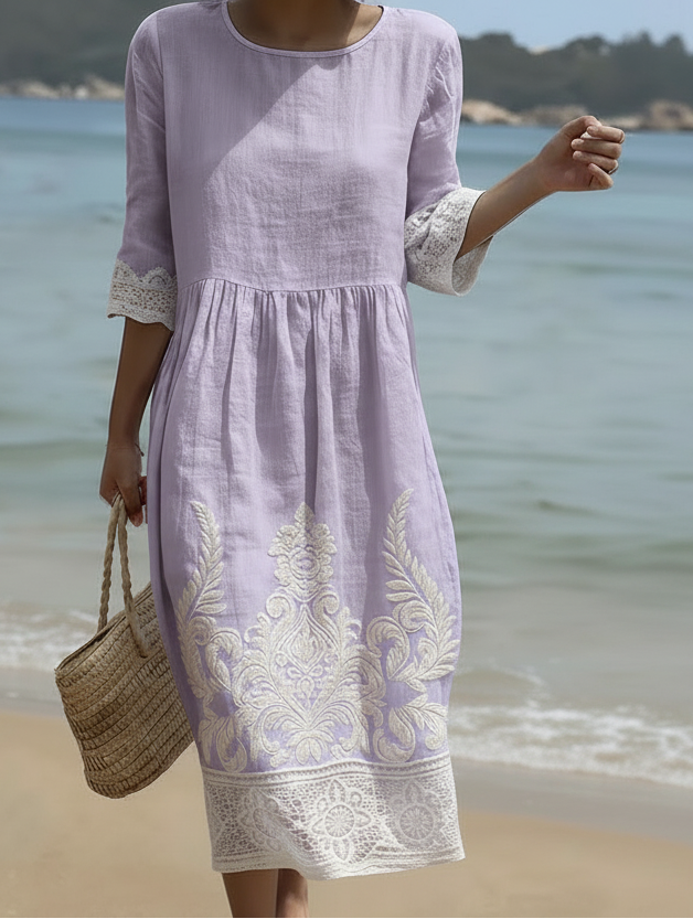 Talia Floral Swing Dress 0