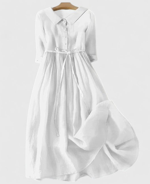 Talia Lace-Up Midi Dress 1