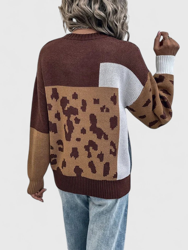 Talia Patchwork Sweater 2
