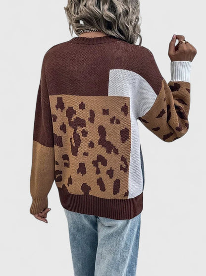 Talia Patchwork Sweater 2