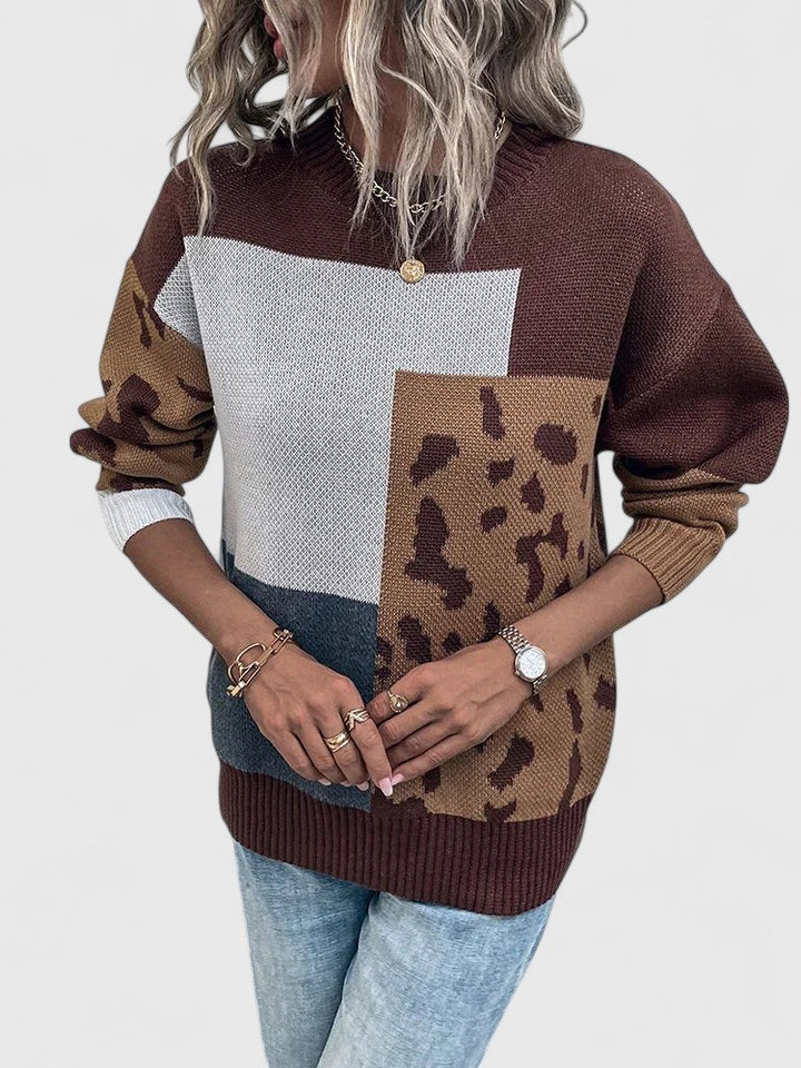 Talia Patchwork Sweater 3