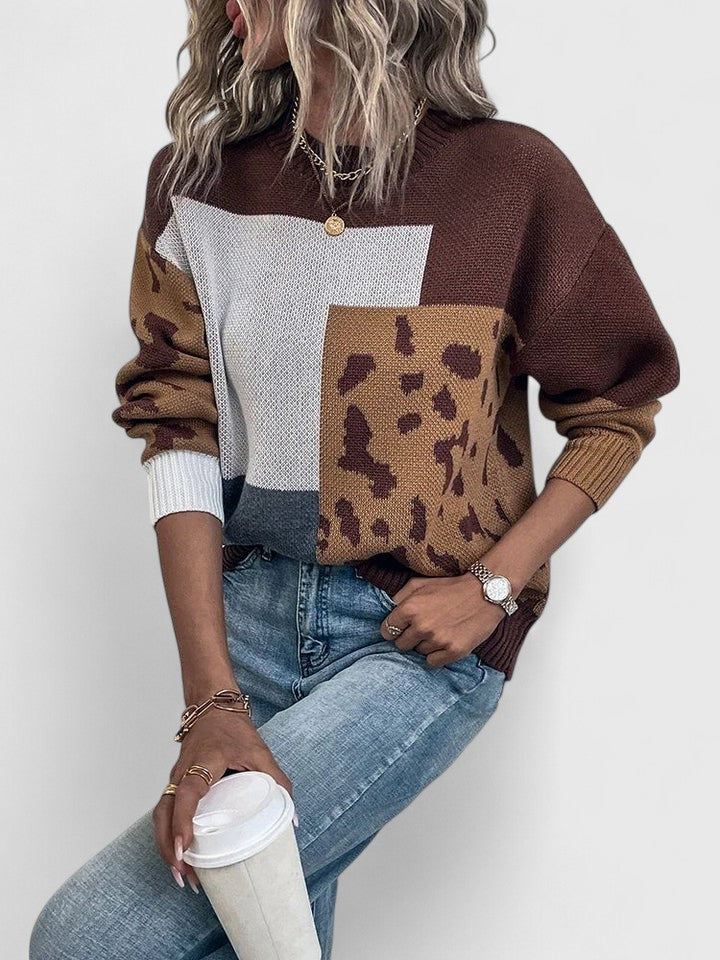 Talia Patchwork Sweater 4