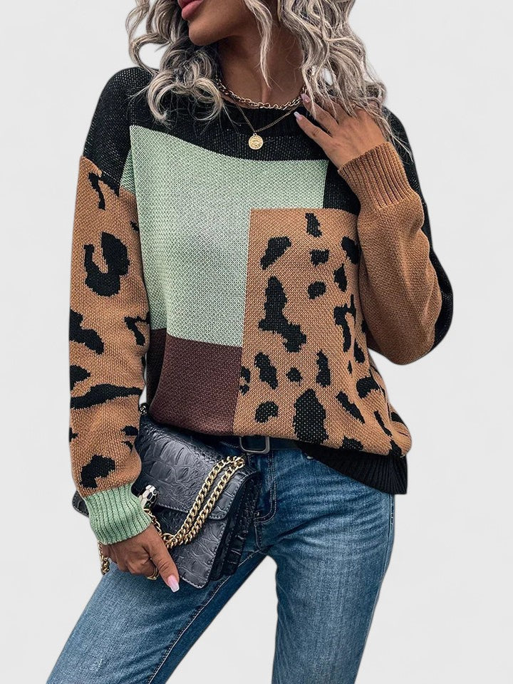 Talia Patchwork Sweater 5