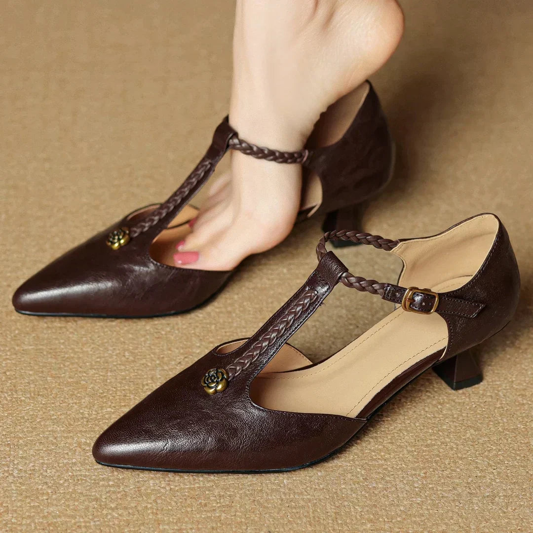 Talia T-Strap Sandals 1