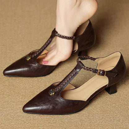 Talia T-Strap Sandals 1