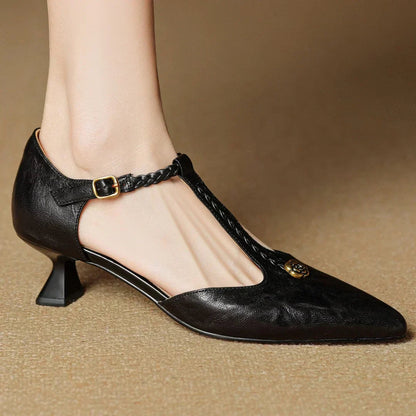 Talia T-Strap Sandals 4