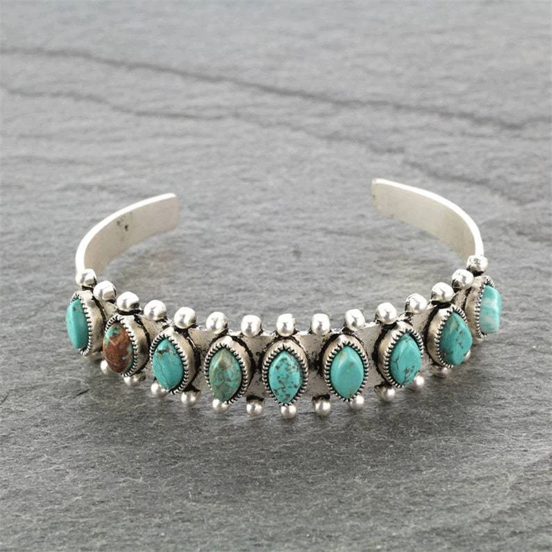 Talia Vintage Turquoise Bracelet 0