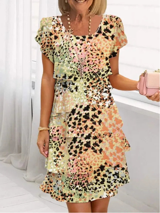 Tessa Ruffle Dress 0