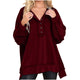 Women's multicolour striped half-zip sweatshirt