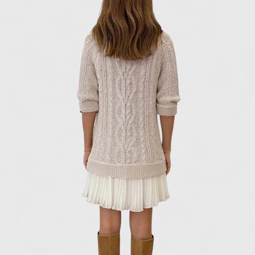 Aisling Cable Knit Classic Sweater