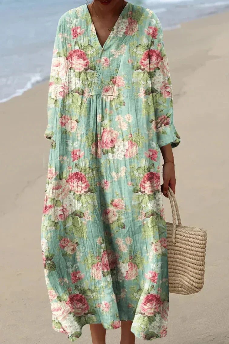 Vespera Floral Summer Dress 0
