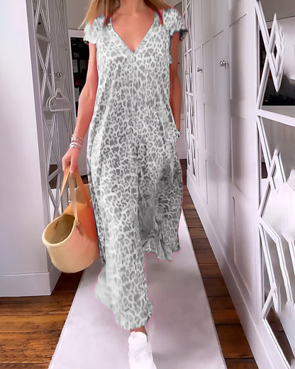 Vivienne V-Neck Maxi Dress 4