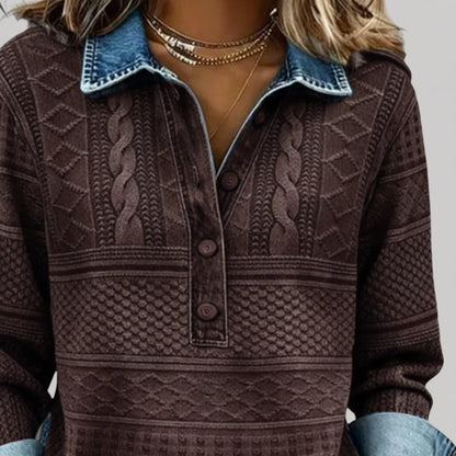 Willa Textured Print Top 3