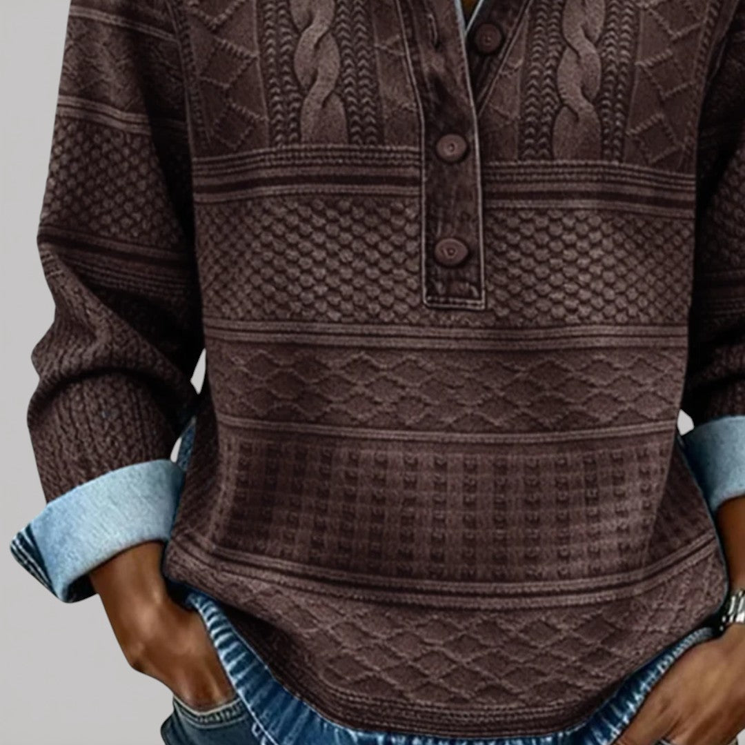 Willa Textured Print Top 4