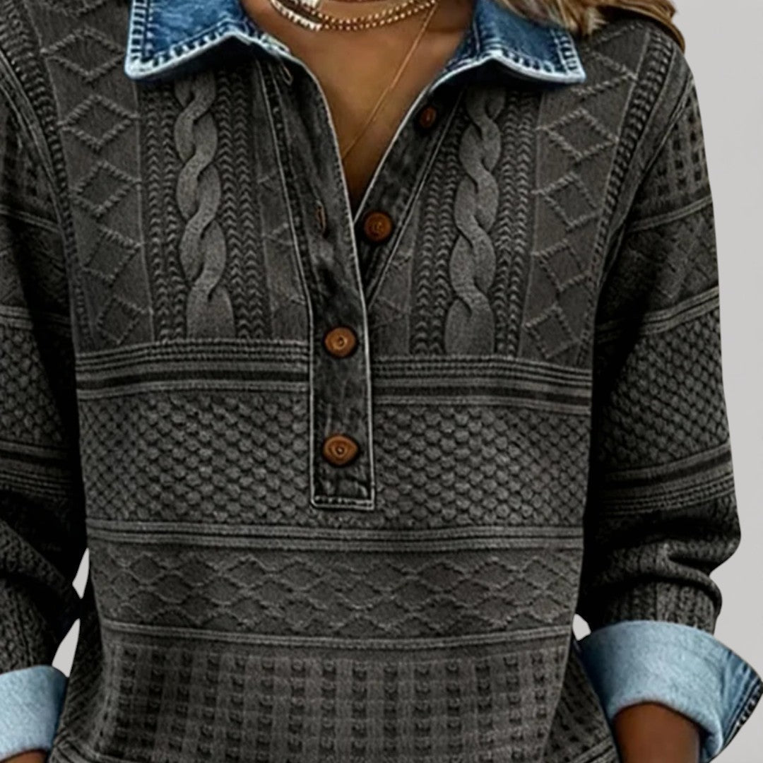 Willa Textured Print Top 5