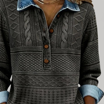 Willa Textured Print Top 5