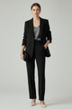Women's Suit Set – Fitted Tailored Blazer & Straight-Leg Trousers for Workwear 6