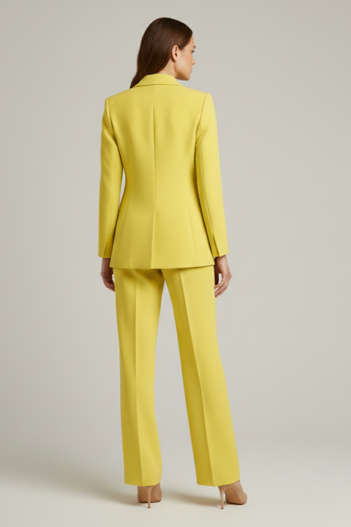 Women's Suit Set – Tailored Blazer & Wide-Leg Trousers for Office & Smart Occasions 4