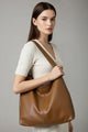 Women's large shoulder tote bag with long handles and spacious interior